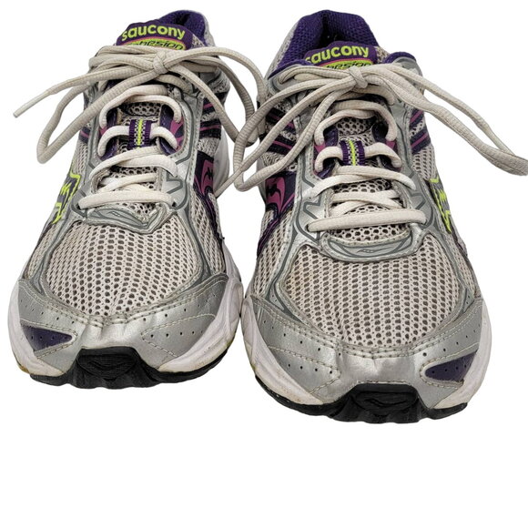 4/$20 Saucony Grid Cohesion Running Shoes 15181-4 Purple - Size 10 - Picture 4 of 8